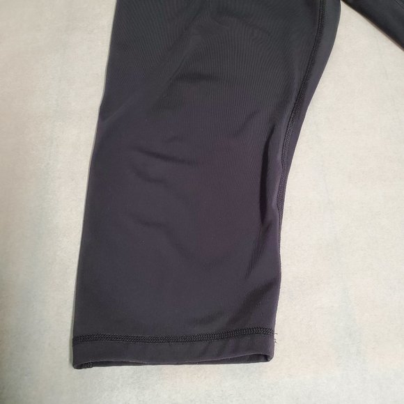 Adidas Leggings womens Size XL Cropped Black athletic athleisure - Picture 4 of 11